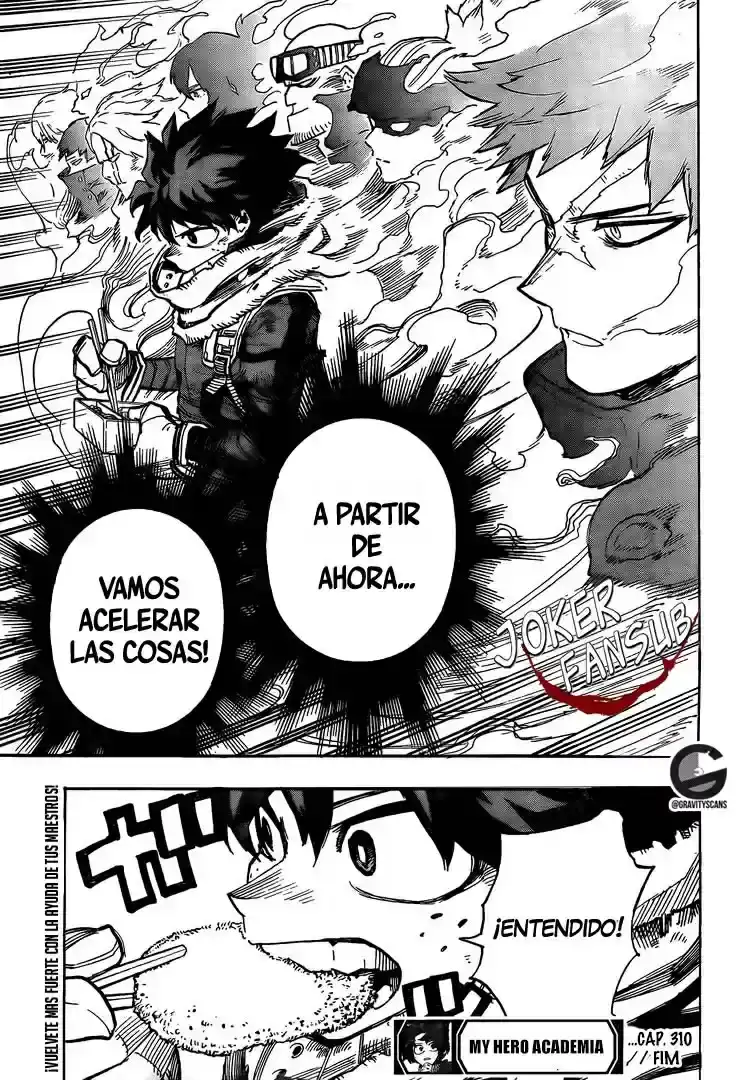 Página 36 — Boku no Hero Academia Capítulo 310