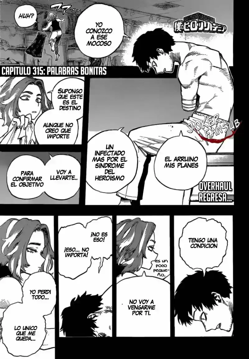 Página 16 — Boku no Hero Academia Capítulo 315