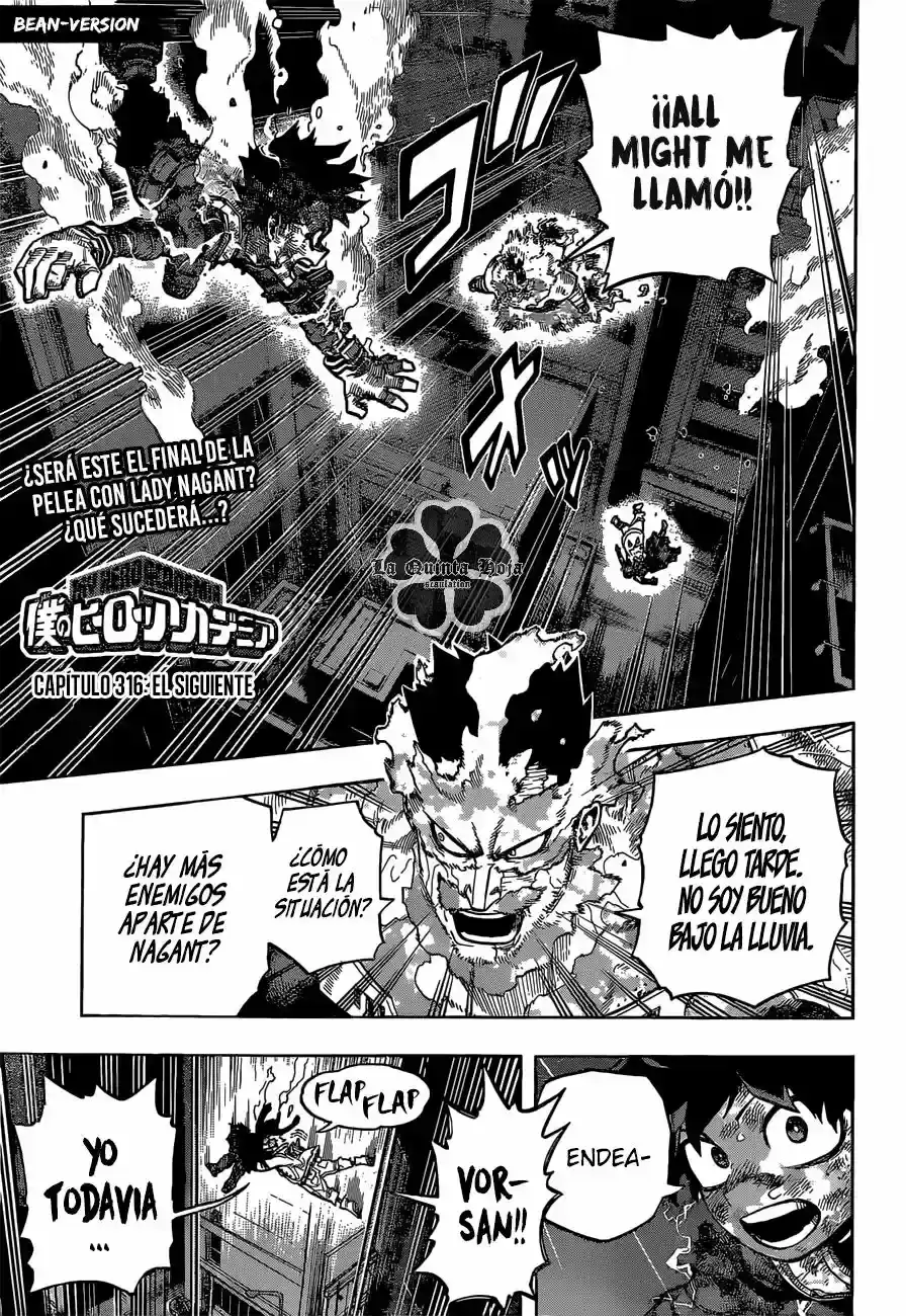 Página 18 — Boku no Hero Academia Capítulo 316