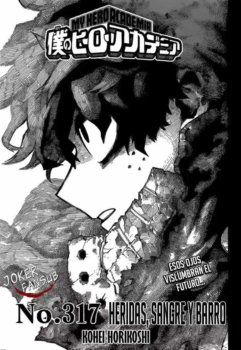 Página 1 — Boku no Hero Academia Capítulo 317