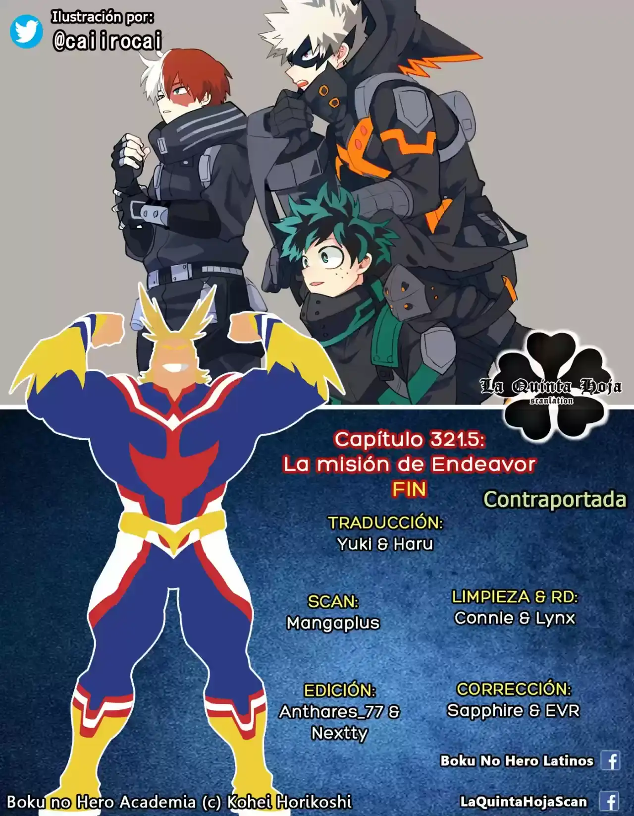 Página 19 — Boku no Hero Academia Capítulo 321.5