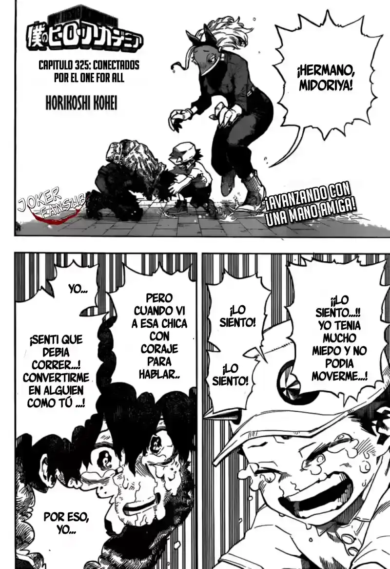 Página 2 — Boku no Hero Academia Capítulo 325