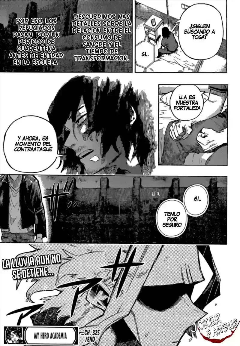 Página 16 — Boku no Hero Academia Capítulo 325