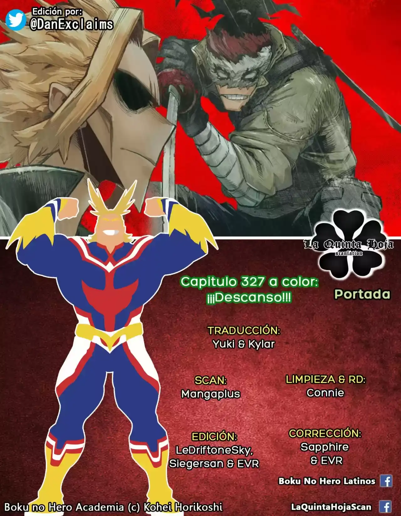 Página 19 — Boku no Hero Academia Capítulo 327.5