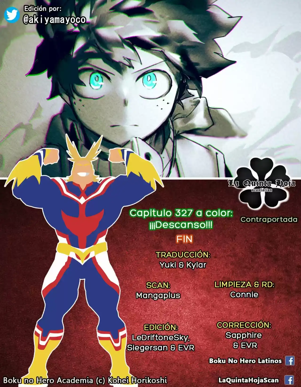 Página 36 — Boku no Hero Academia Capítulo 327.5