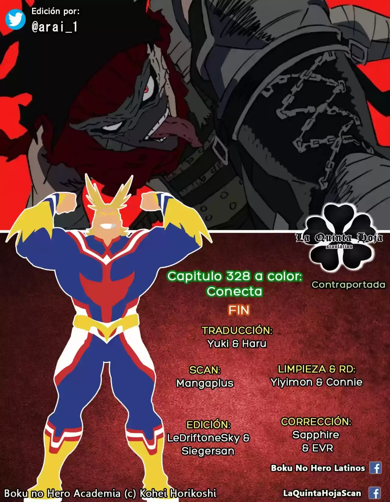 Página 34 — Boku no Hero Academia Capítulo 328.5