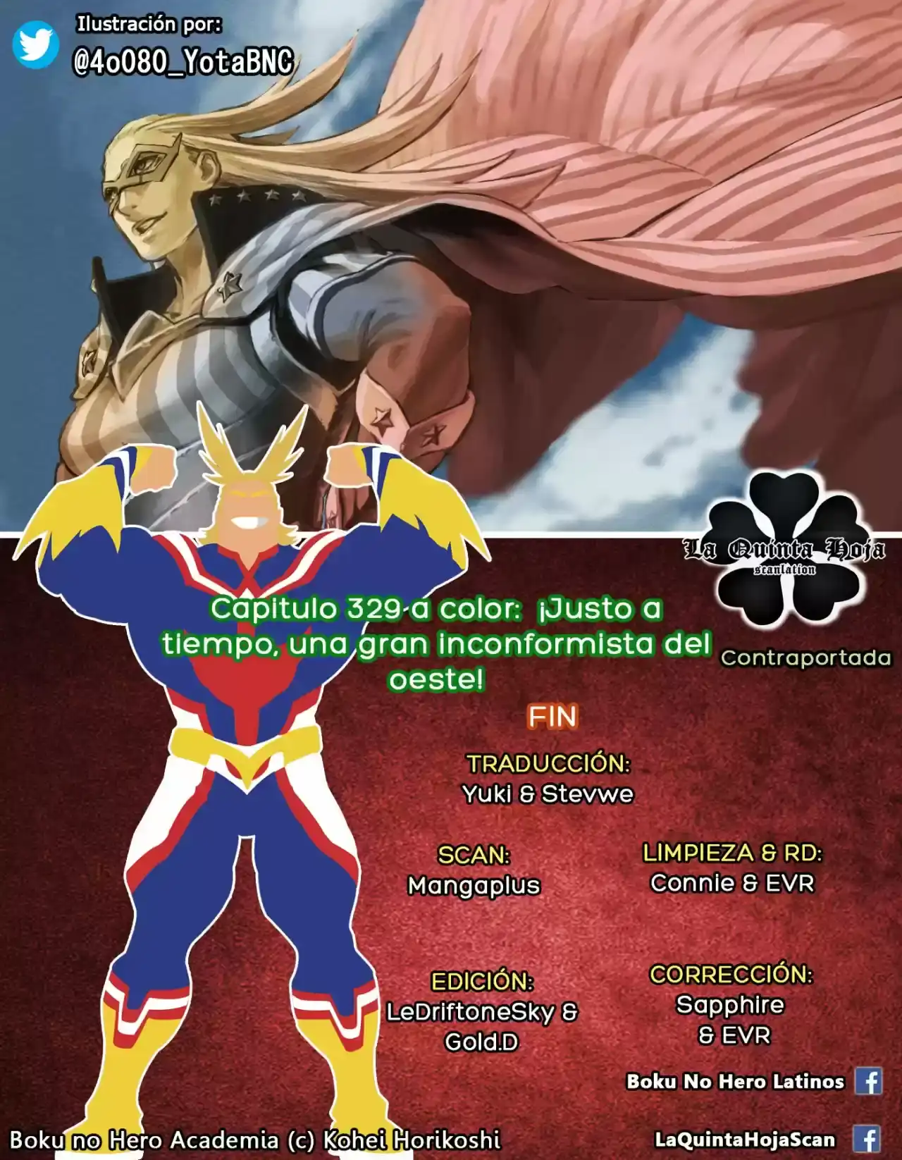 Página 36 — Boku no Hero Academia Capítulo 329.5