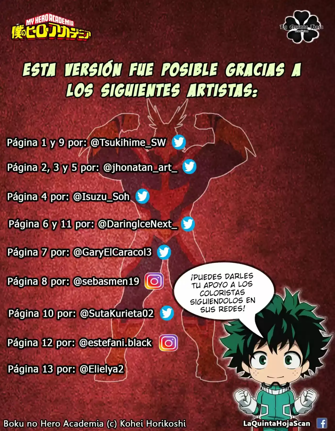 Página 2 — Boku no Hero Academia Capítulo 330.5