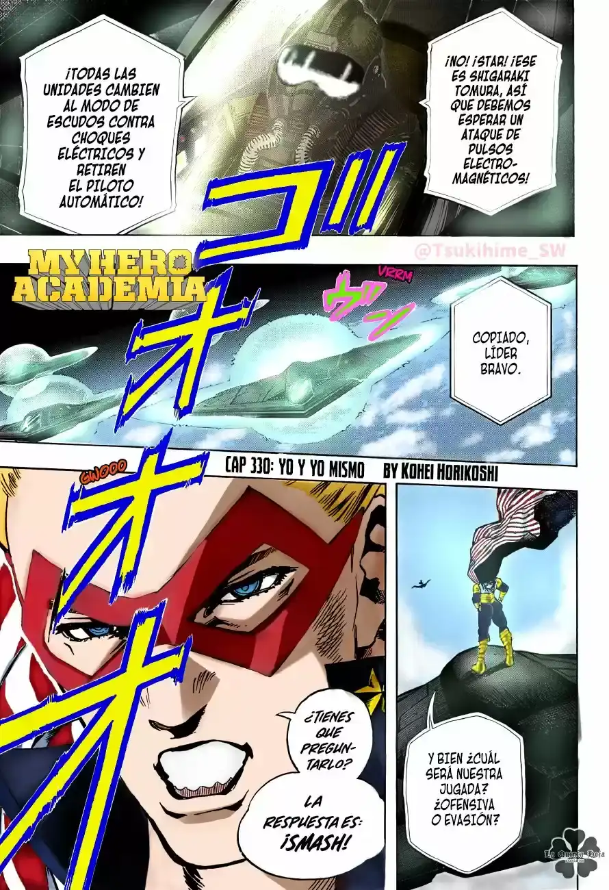 Página 3 — Boku no Hero Academia Capítulo 330.5
