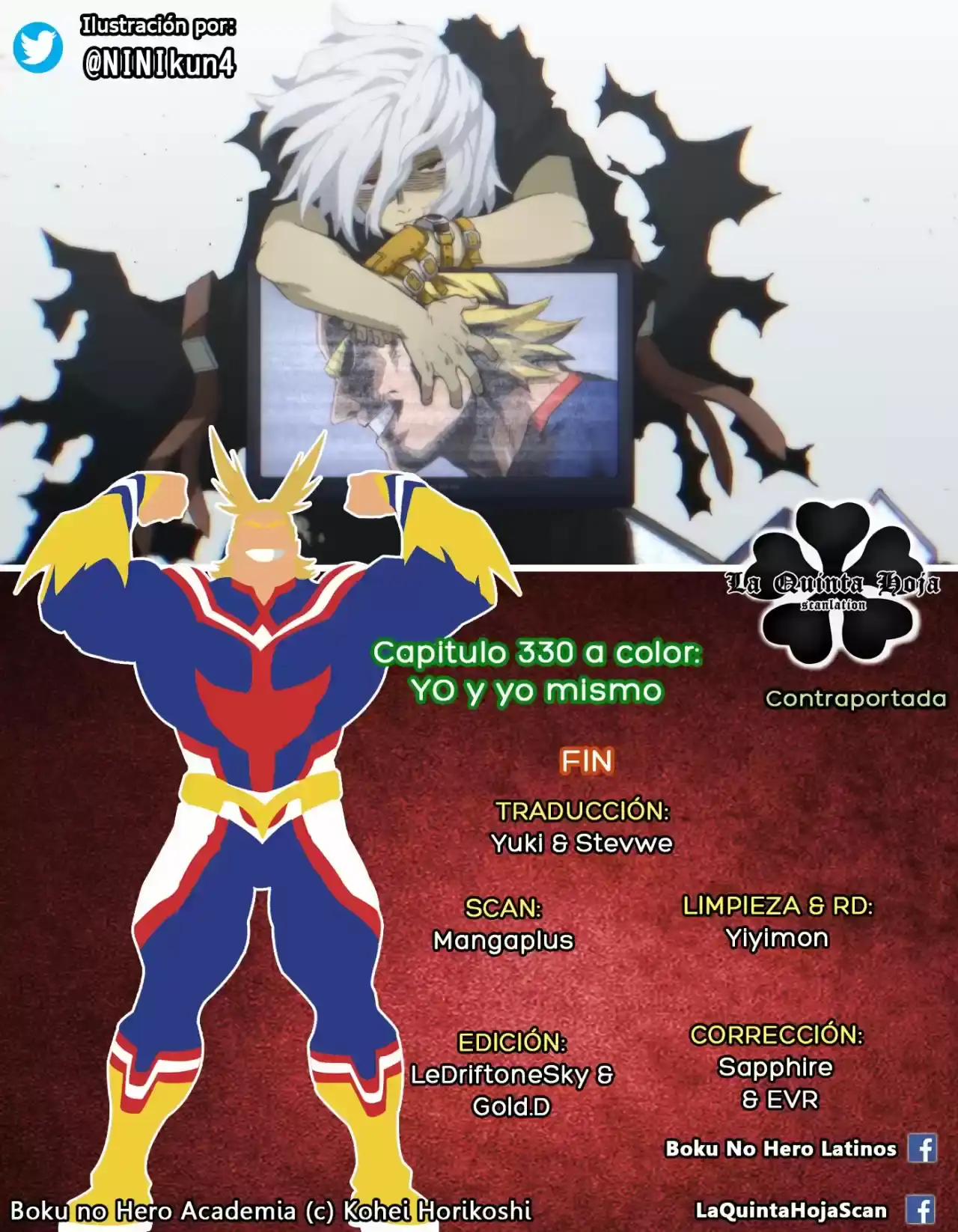 Página 16 — Boku no Hero Academia Capítulo 330.5