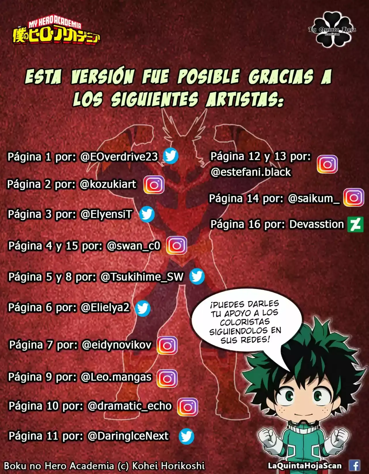 Página 4 — Boku no Hero Academia Capítulo 332.5