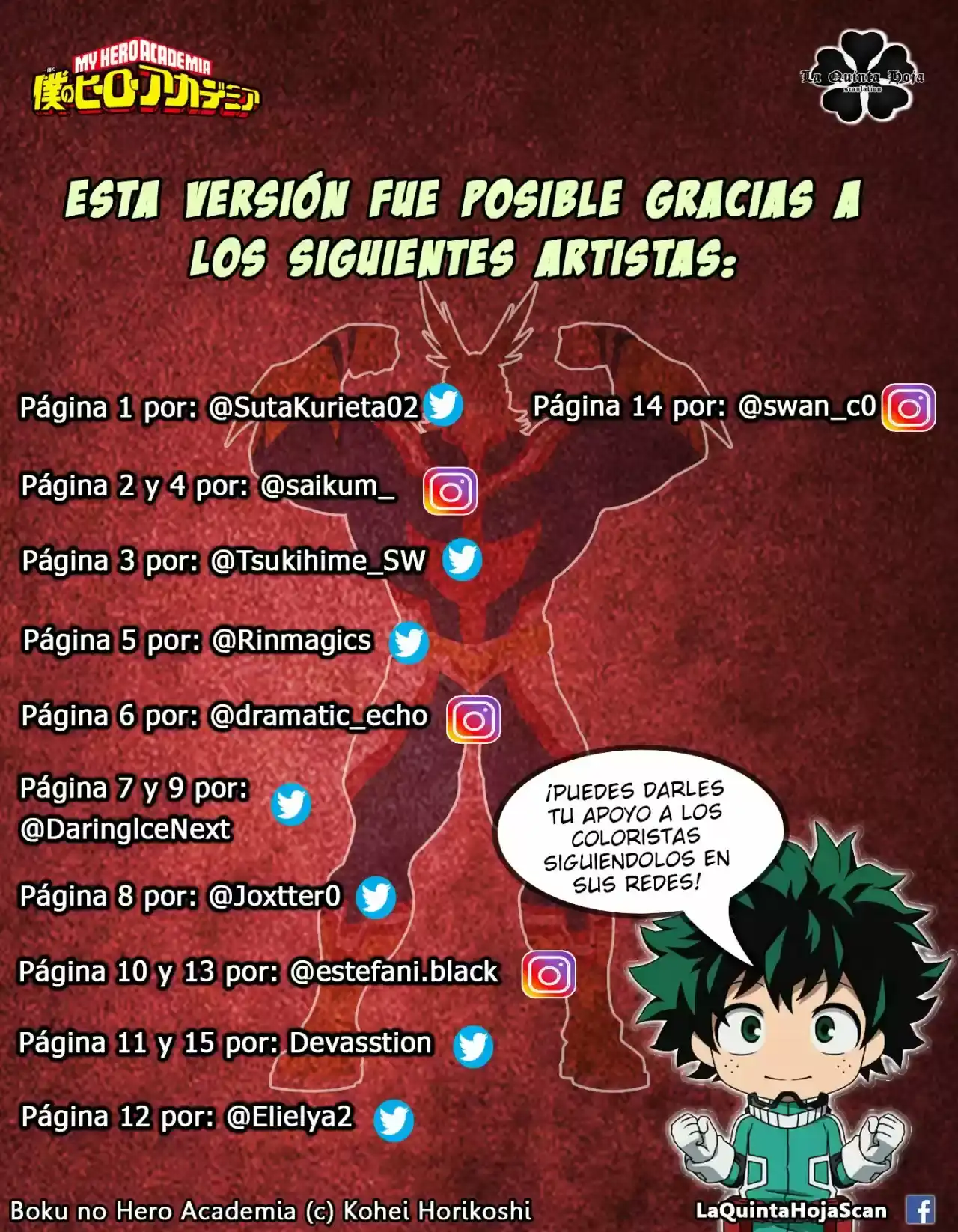Página 3 — Boku no Hero Academia Capítulo 333.5