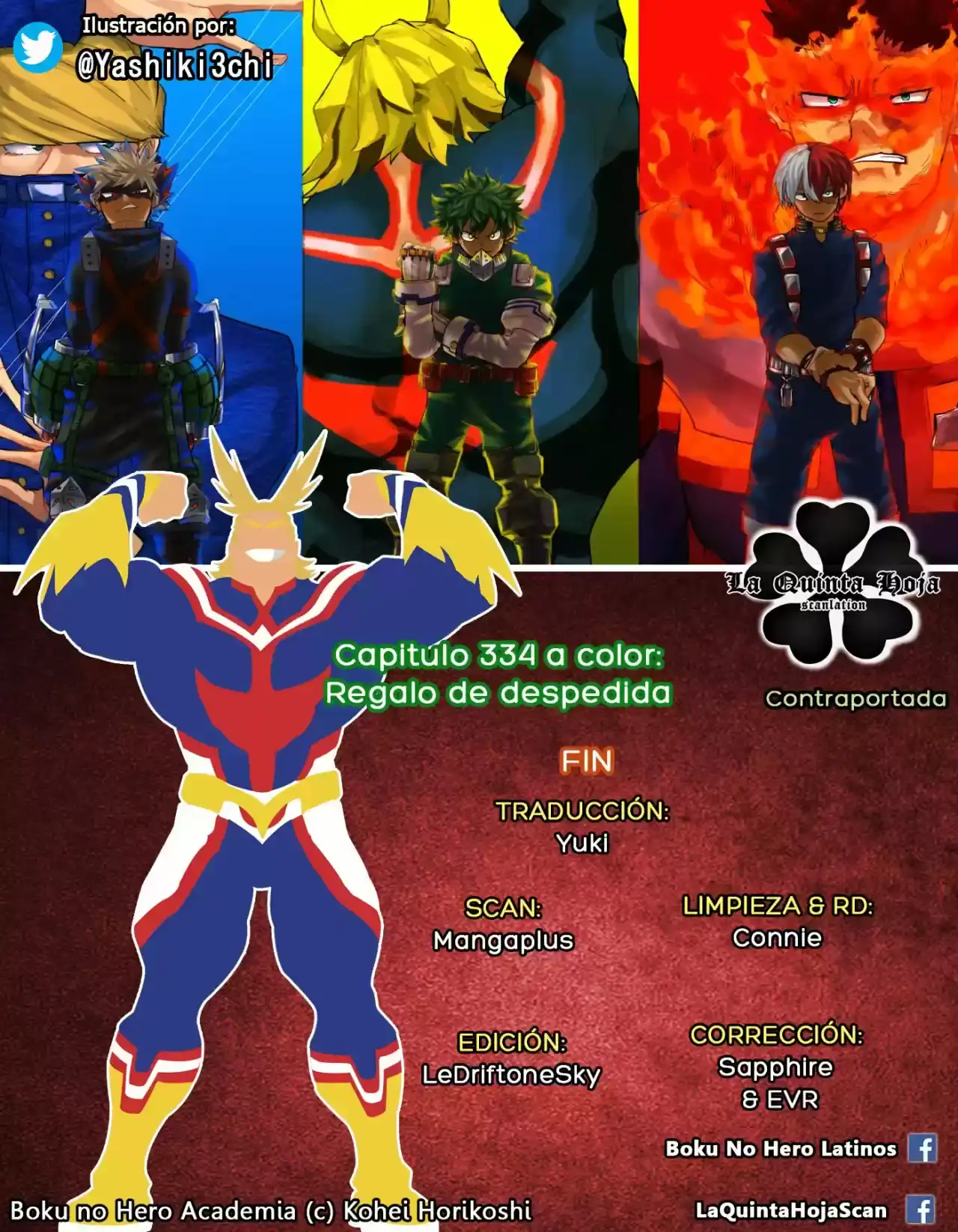 Página 18 — Boku no Hero Academia Capítulo 334.5