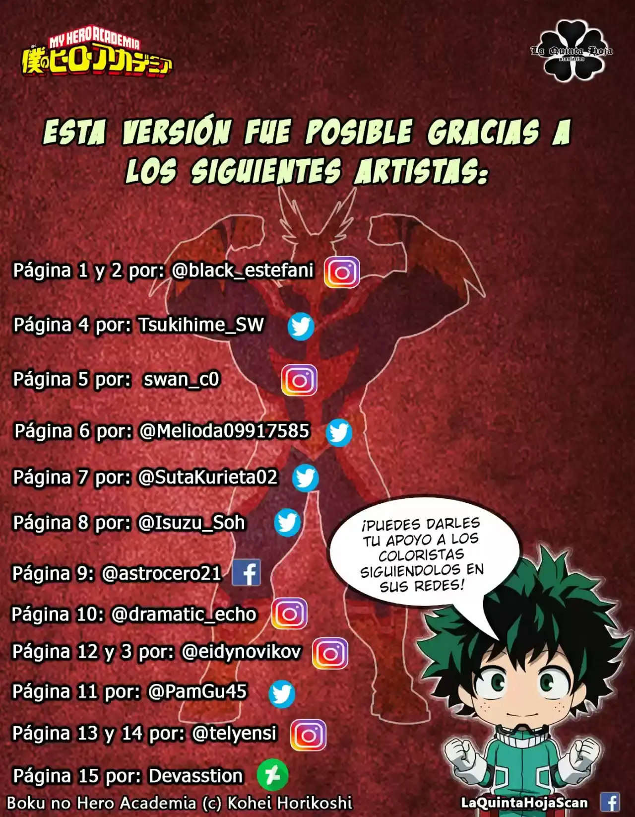 Página 2 — Boku no Hero Academia Capítulo 335.5