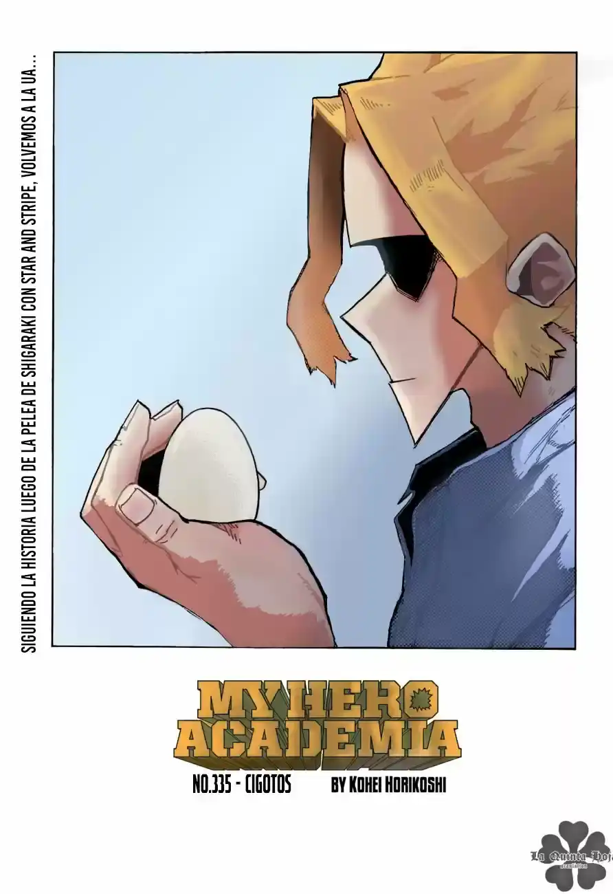 Página 3 — Boku no Hero Academia Capítulo 335.5