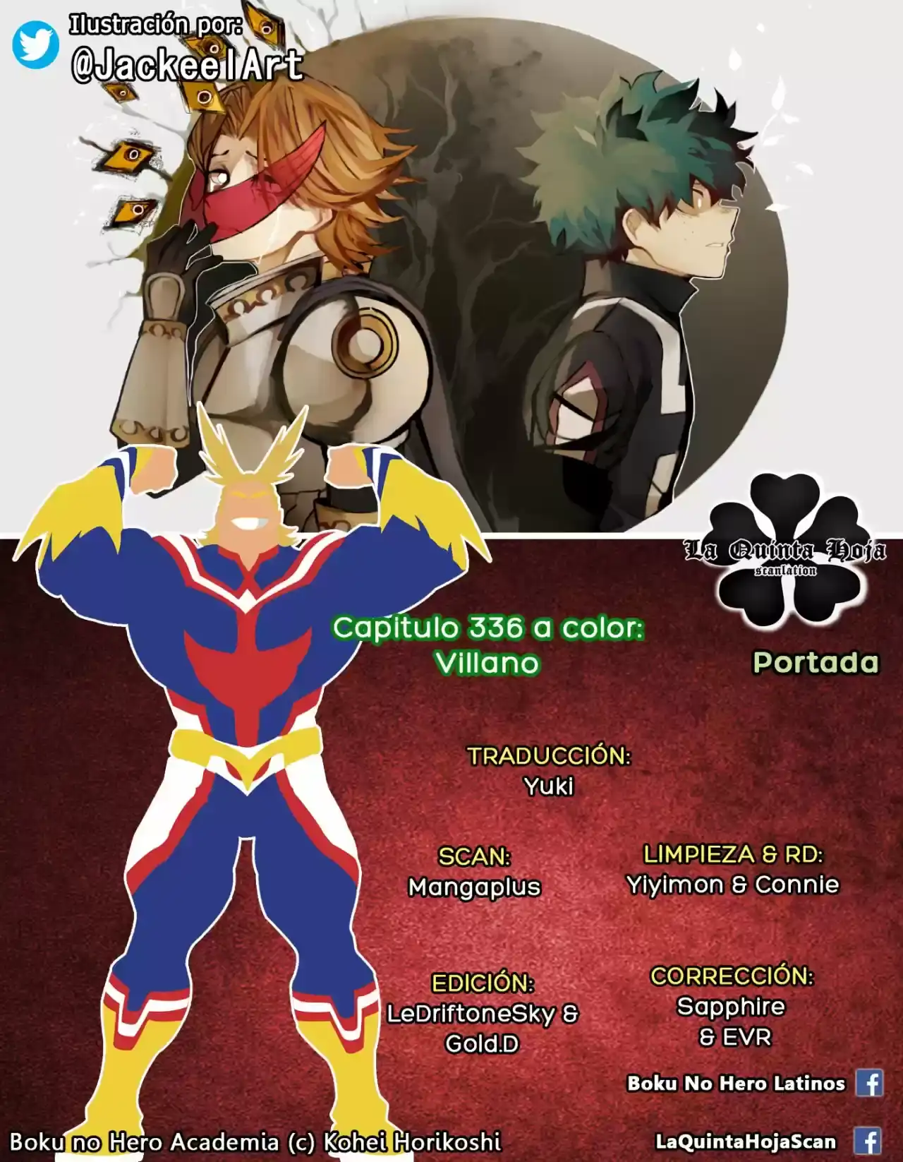 Página 1 — Boku no Hero Academia Capítulo 336.5