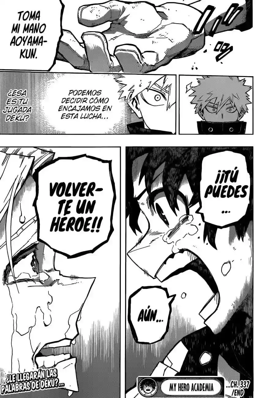 Página 18 — Boku no Hero Academia Capítulo 337