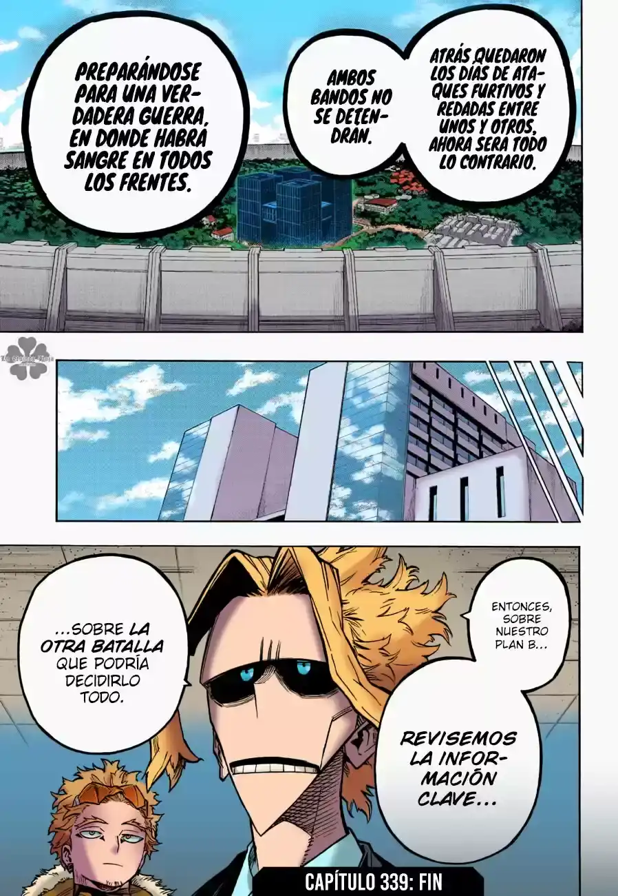 Página 17 — Boku no Hero Academia Capítulo 339.5