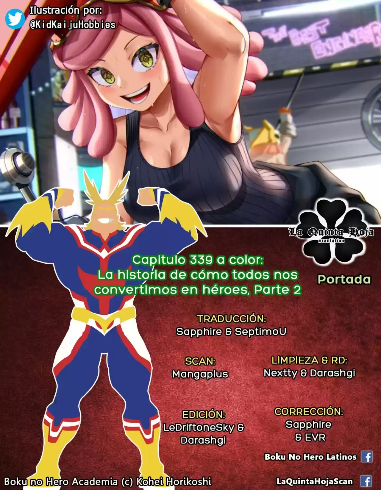 Página 19 — Boku no Hero Academia Capítulo 339.5