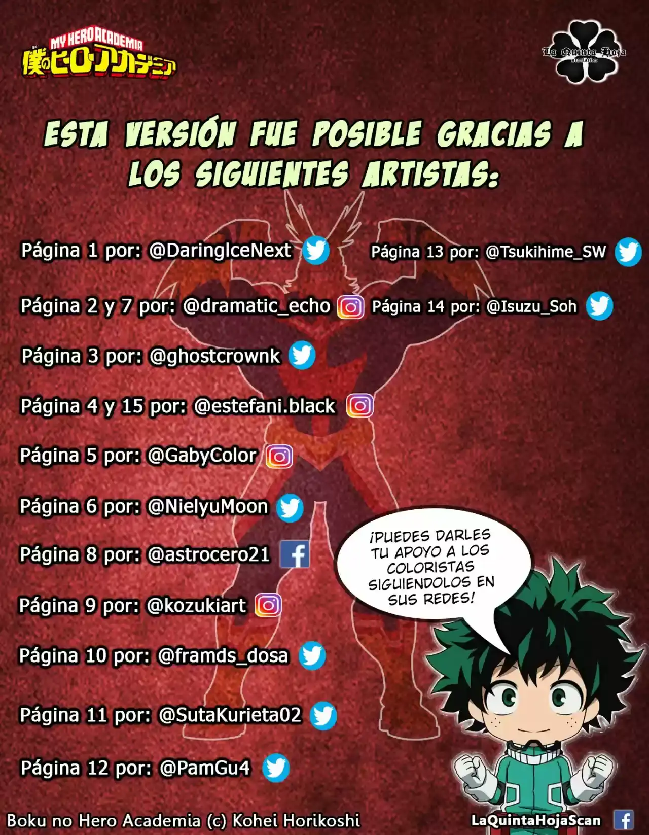 Página 20 — Boku no Hero Academia Capítulo 339.5