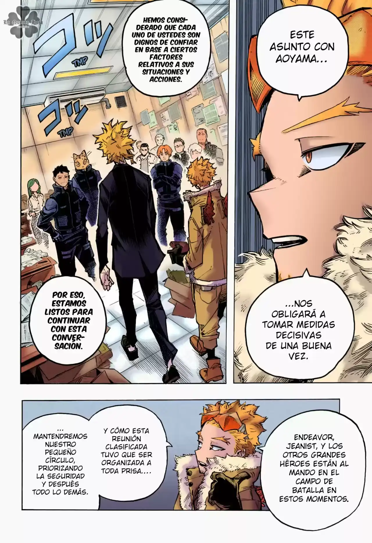 Página 4 — Boku no Hero Academia Capítulo 340.5
