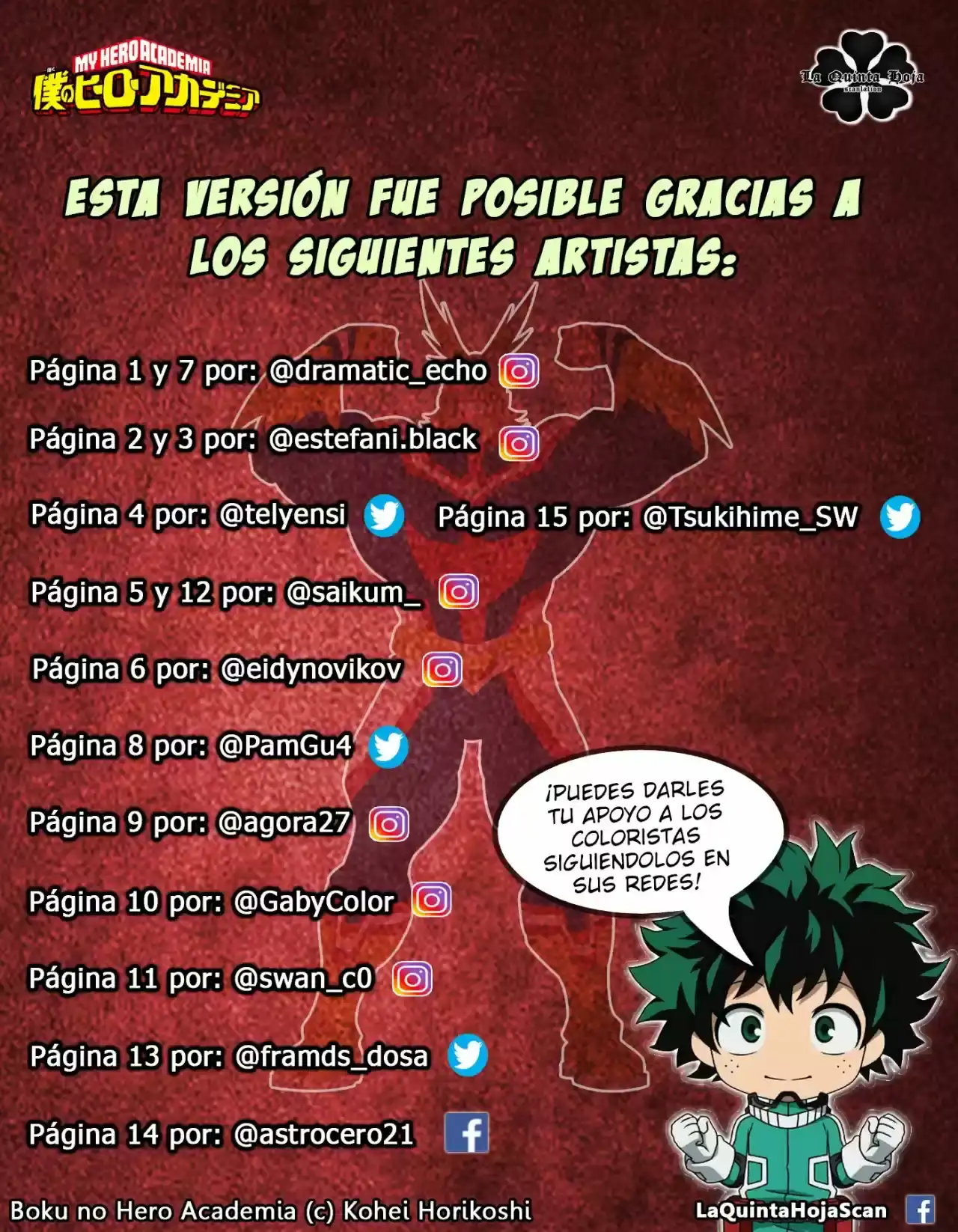 Página 21 — Boku no Hero Academia Capítulo 340.5