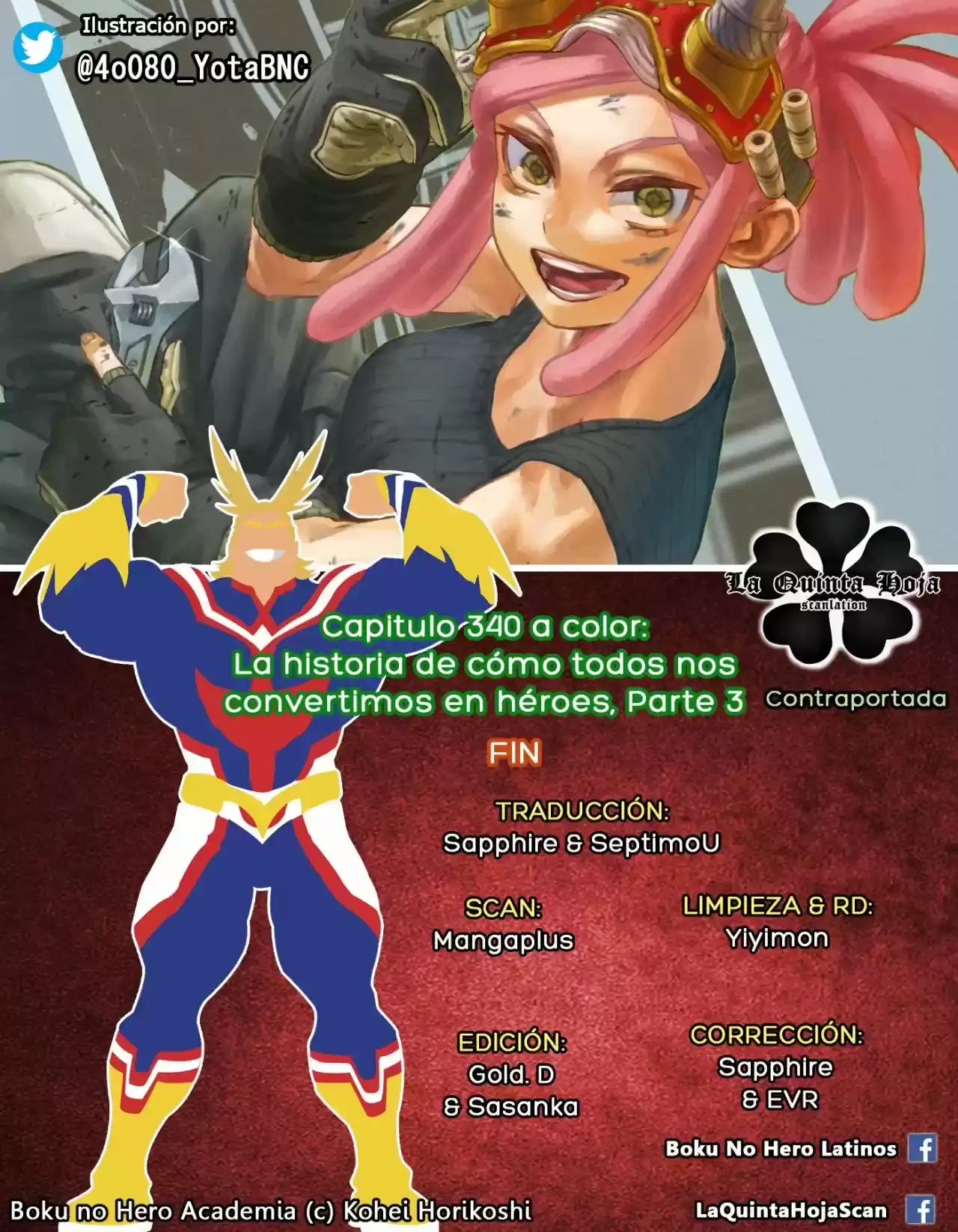Página 37 — Boku no Hero Academia Capítulo 340.5