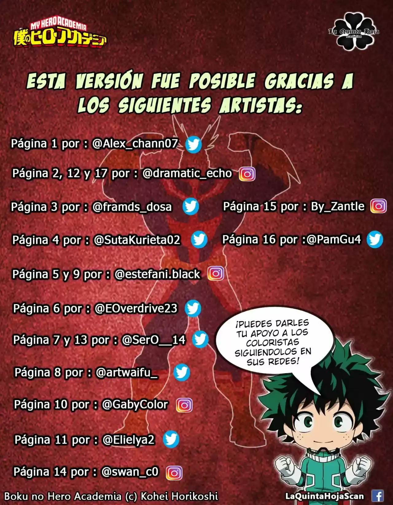 Página 23 — Boku no Hero Academia Capítulo 342.5