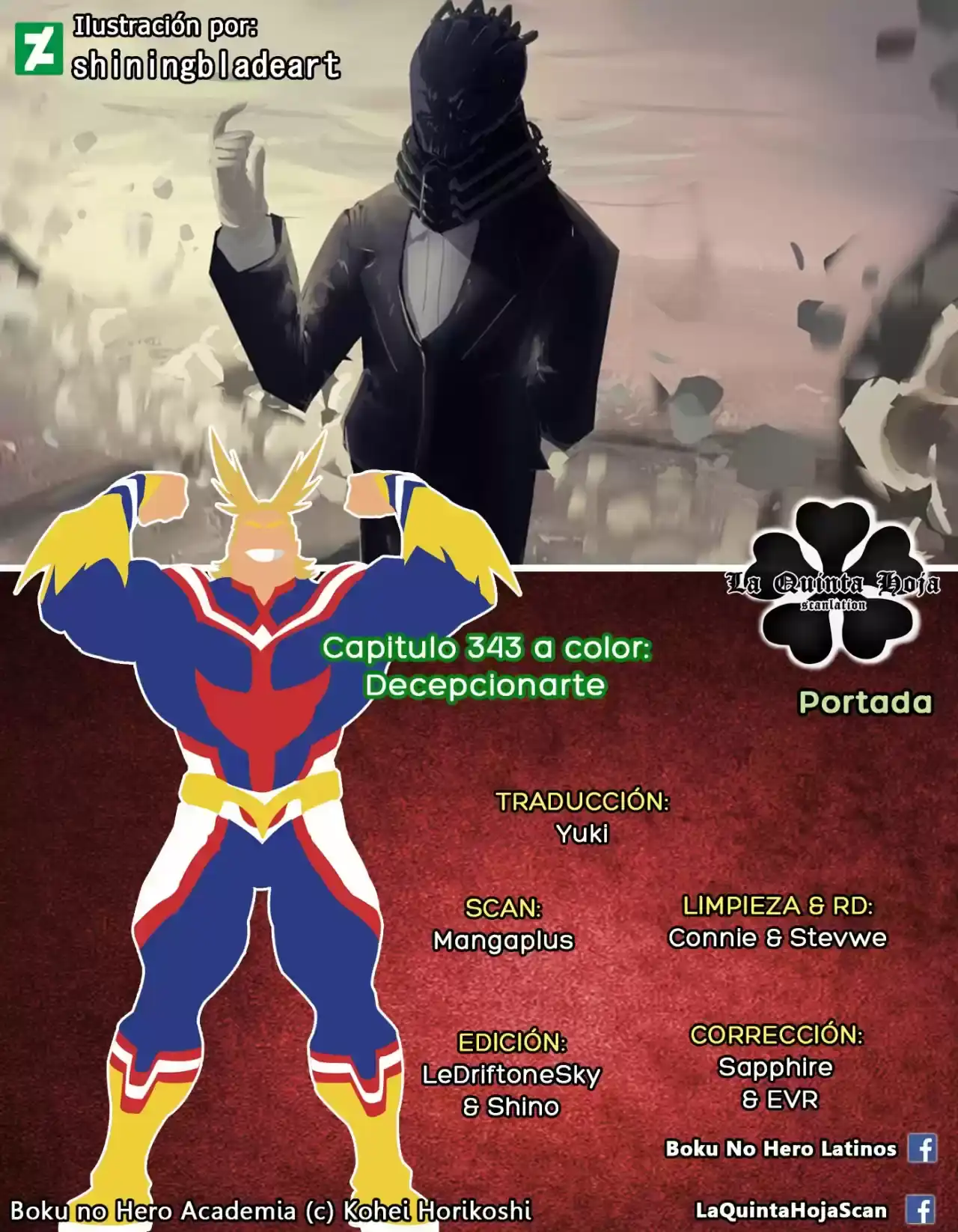 Página 1 — Boku no Hero Academia Capítulo 343.5