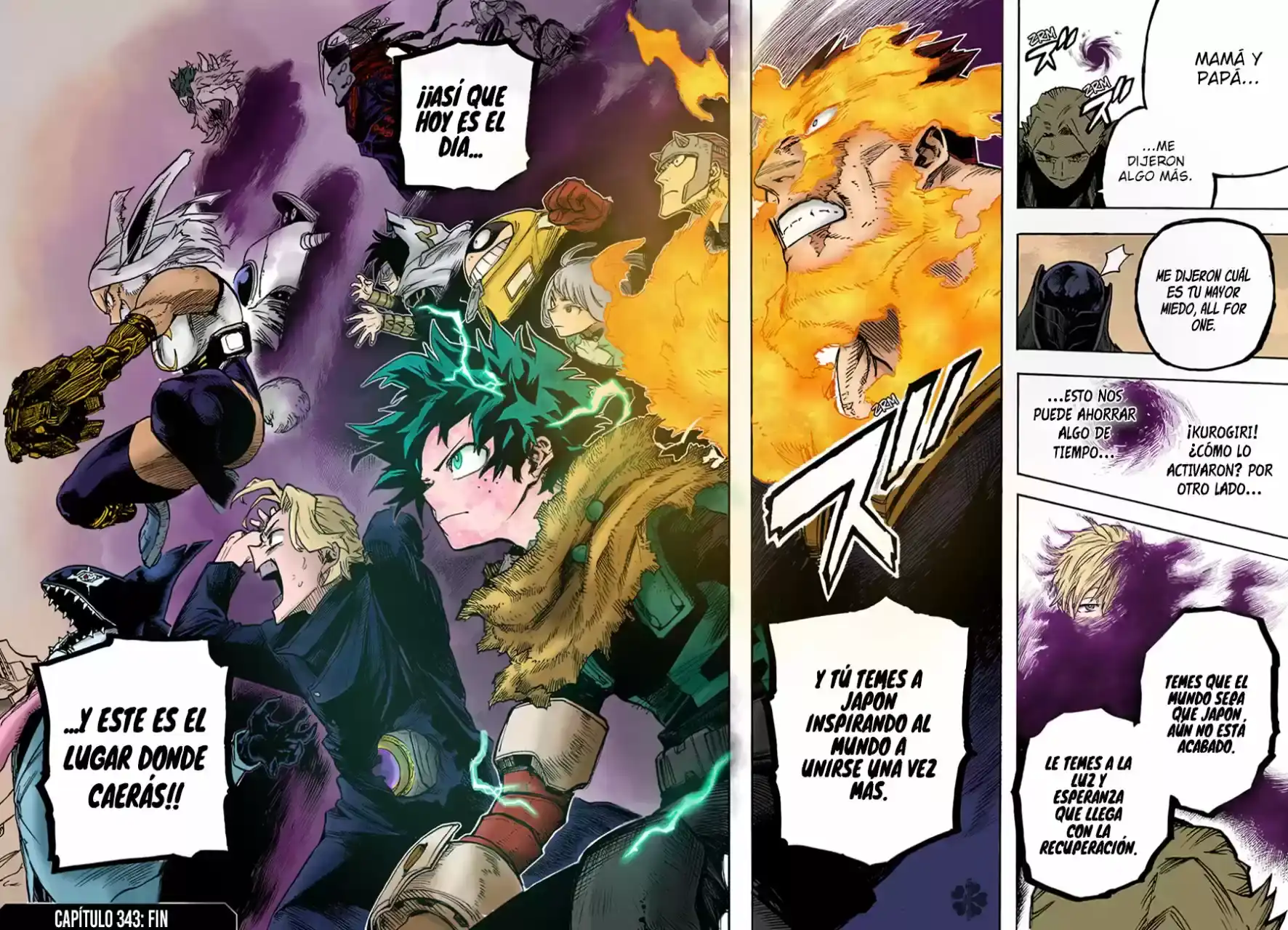 Página 18 — Boku no Hero Academia Capítulo 343.5