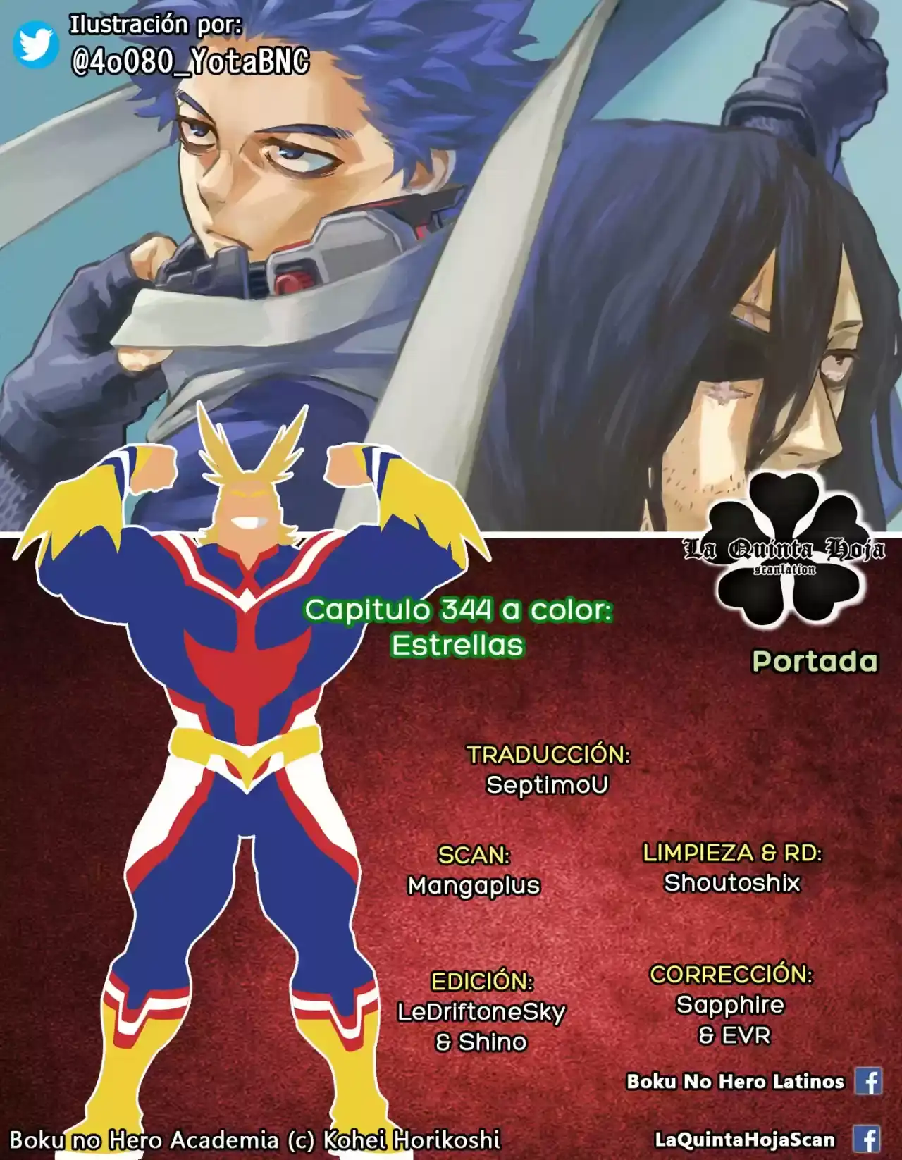 Página 1 — Boku no Hero Academia Capítulo 344.5