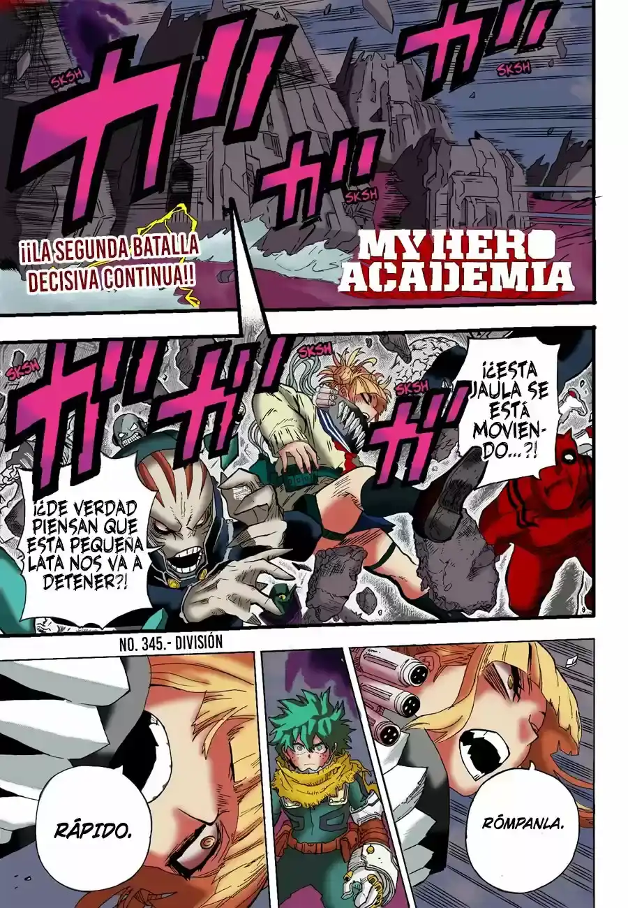 Página 4 — Boku no Hero Academia Capítulo 345.5