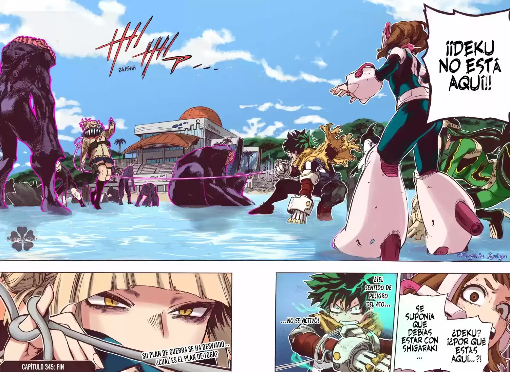 Página 14 — Boku no Hero Academia Capítulo 345.5