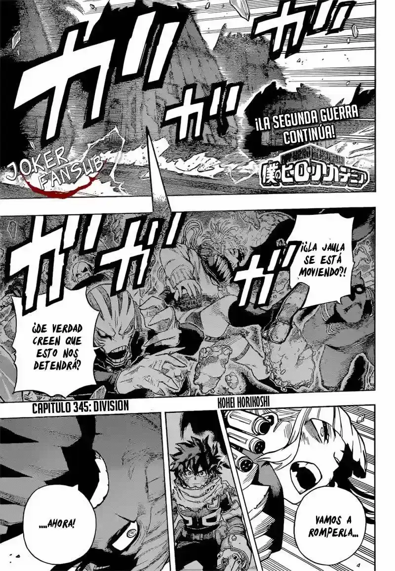 Página 2 — Boku no Hero Academia Capítulo 345