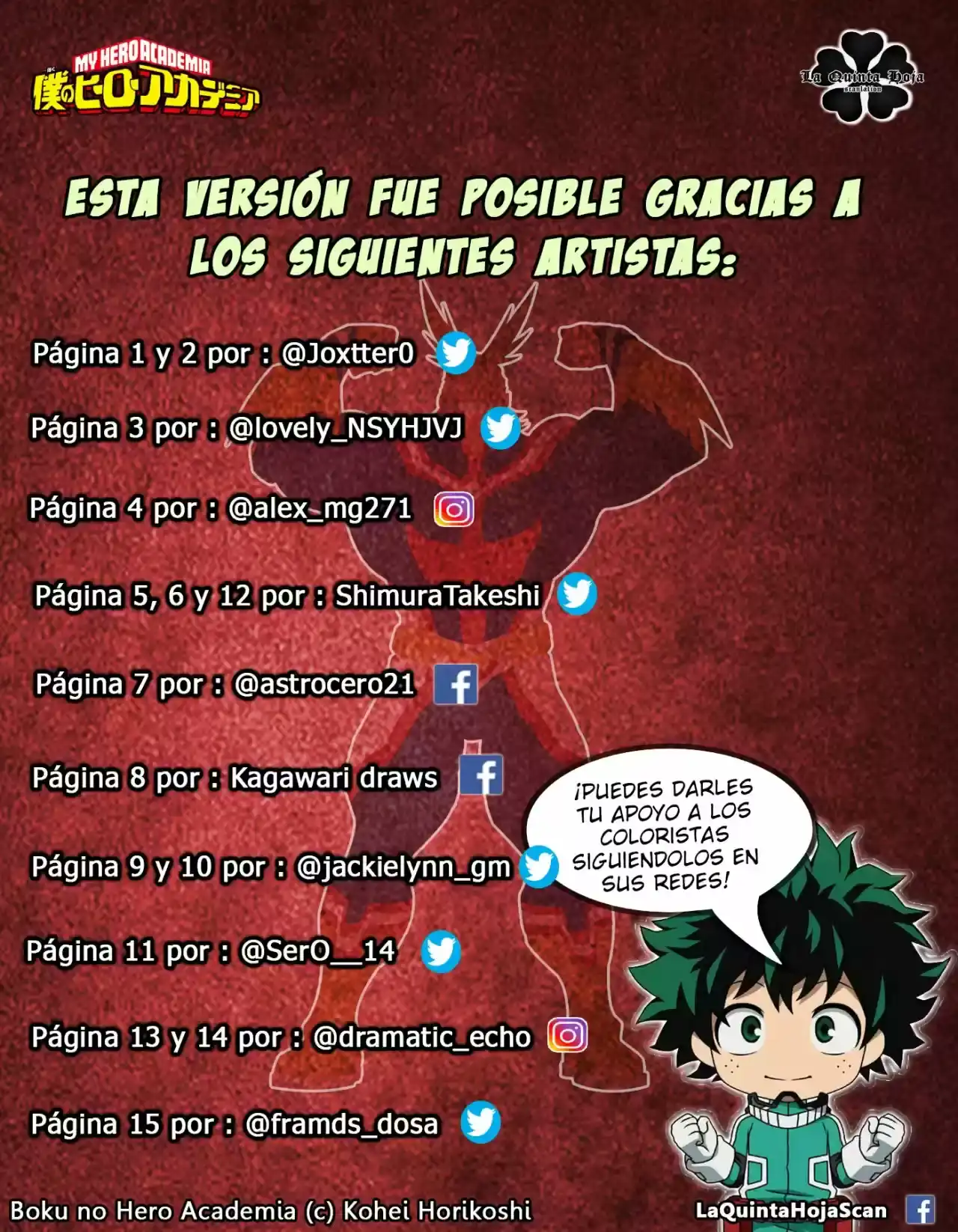 Página 21 — Boku no Hero Academia Capítulo 346.5