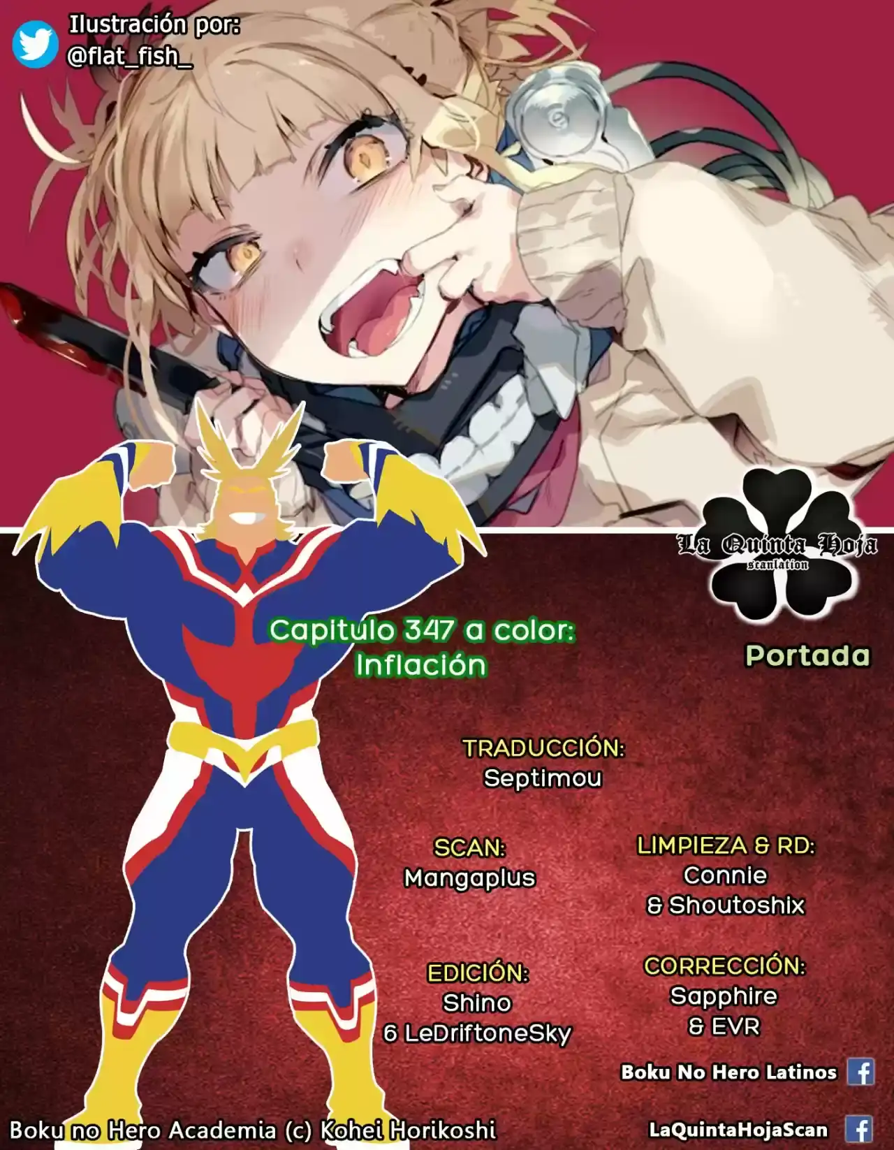 Página 1 — Boku no Hero Academia Capítulo 347.5