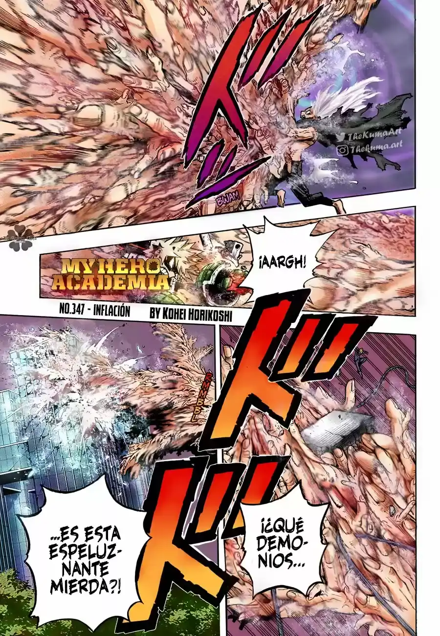 Página 3 — Boku no Hero Academia Capítulo 347.5
