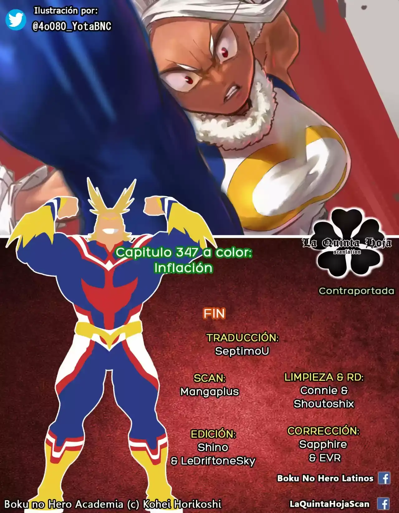 Página 33 — Boku no Hero Academia Capítulo 347.5