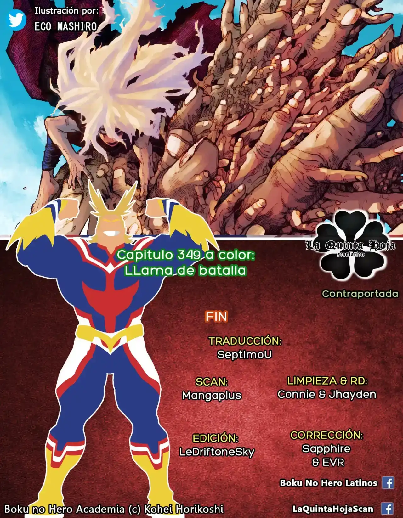 Página 35 — Boku no Hero Academia Capítulo 349.5