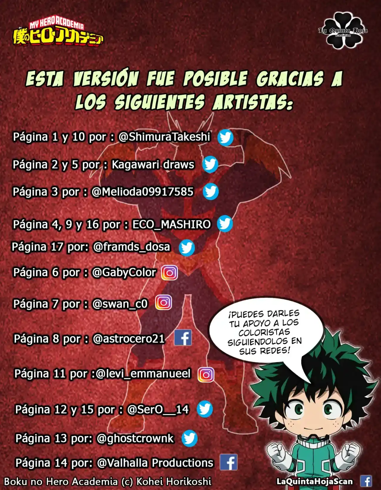 Página 2 — Boku no Hero Academia Capítulo 350.5