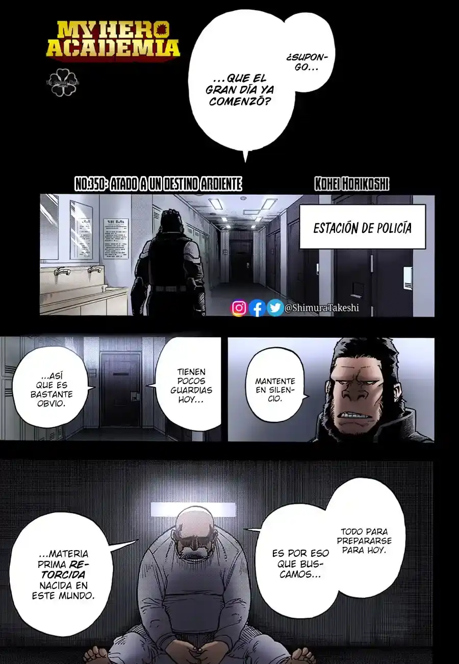 Página 23 — Boku no Hero Academia Capítulo 350.5
