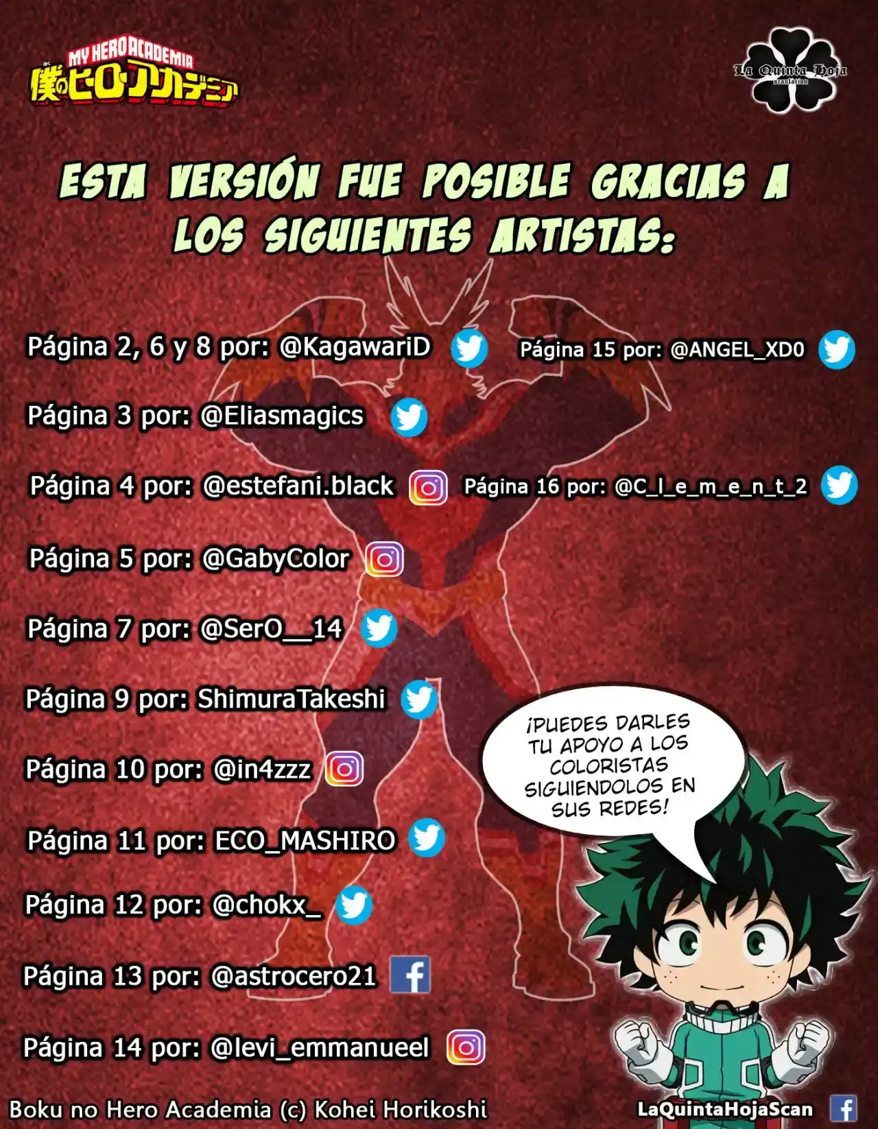Página 2 — Boku no Hero Academia Capítulo 353.5