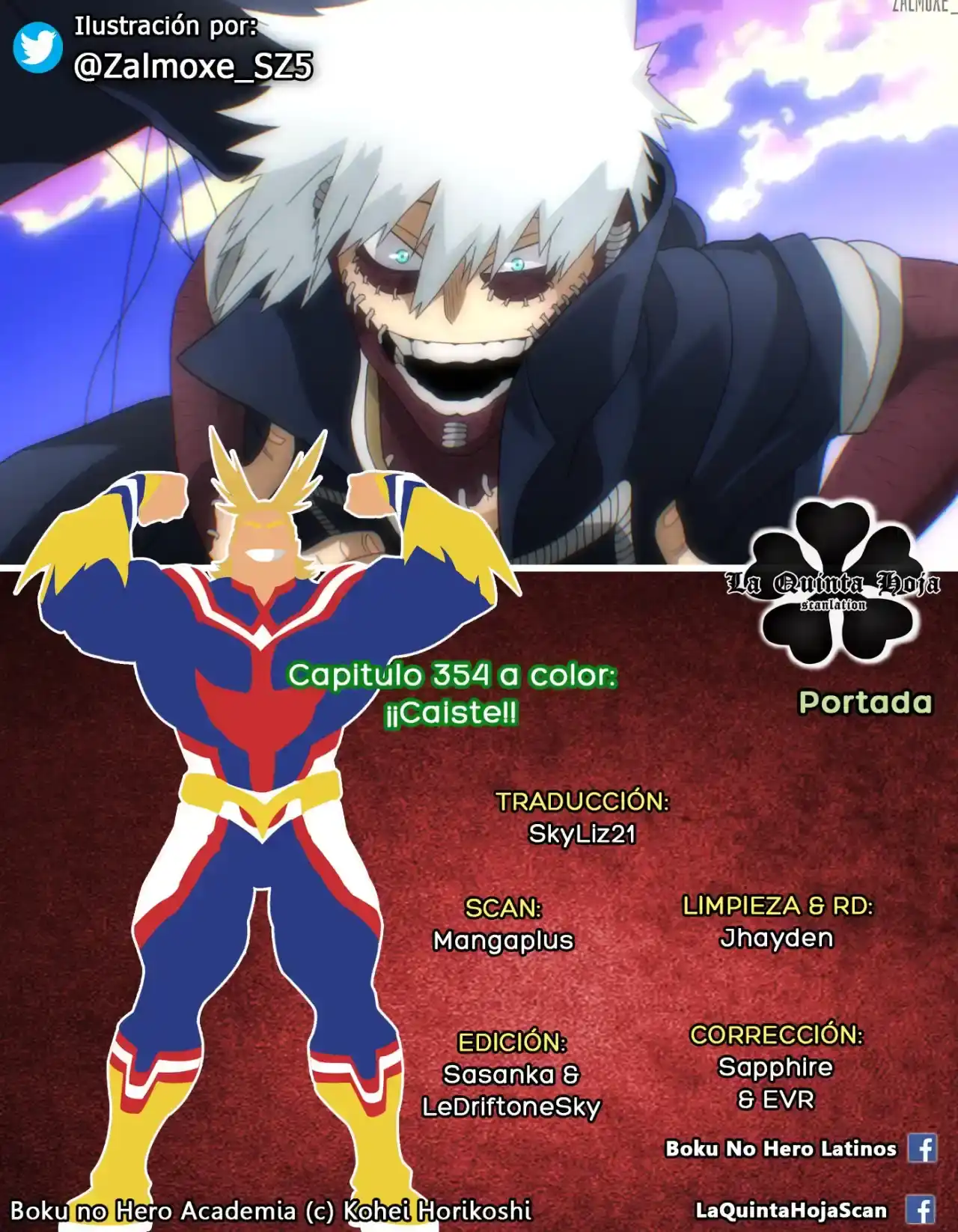 Página 19 — Boku no Hero Academia Capítulo 354.5