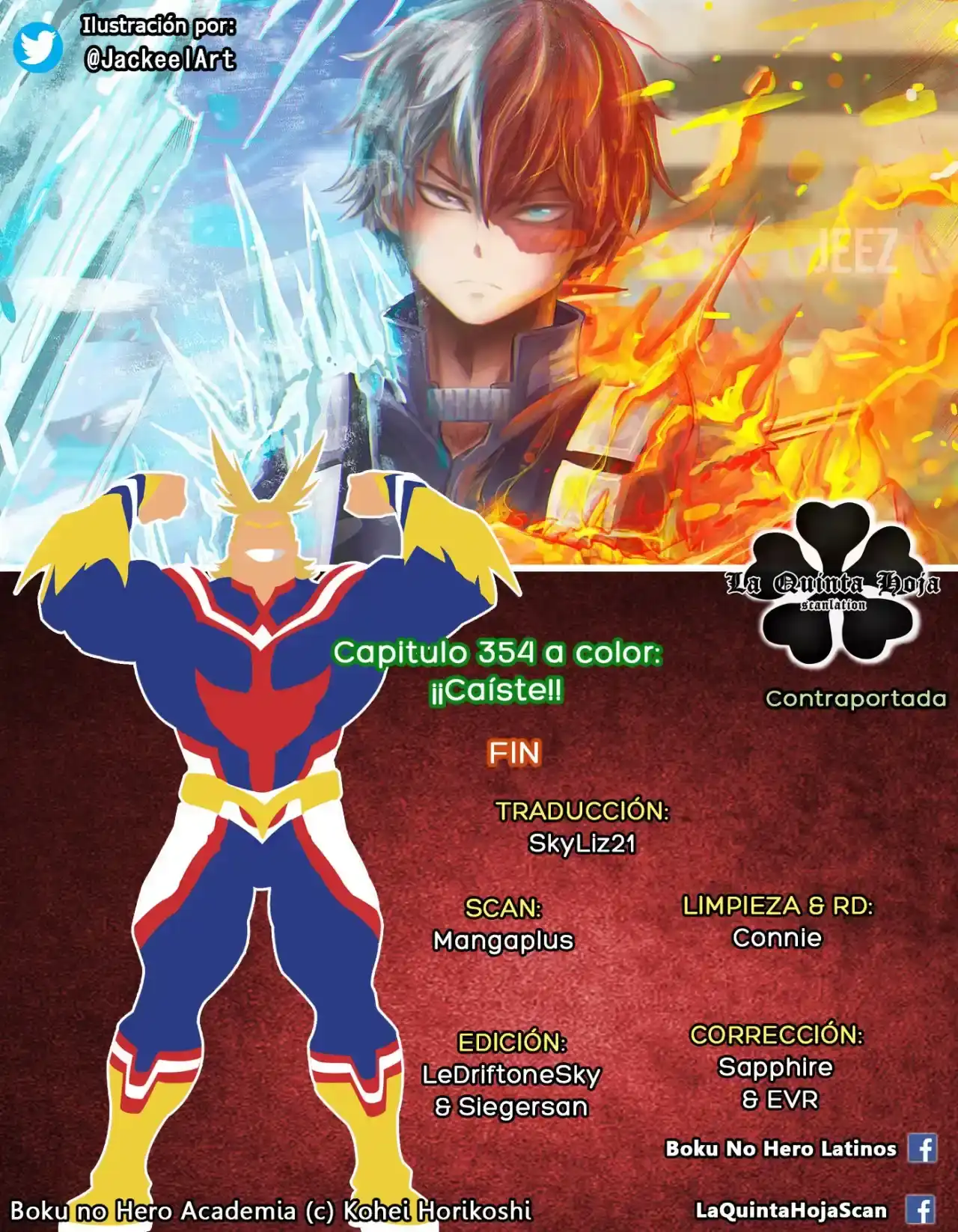 Página 35 — Boku no Hero Academia Capítulo 354.5