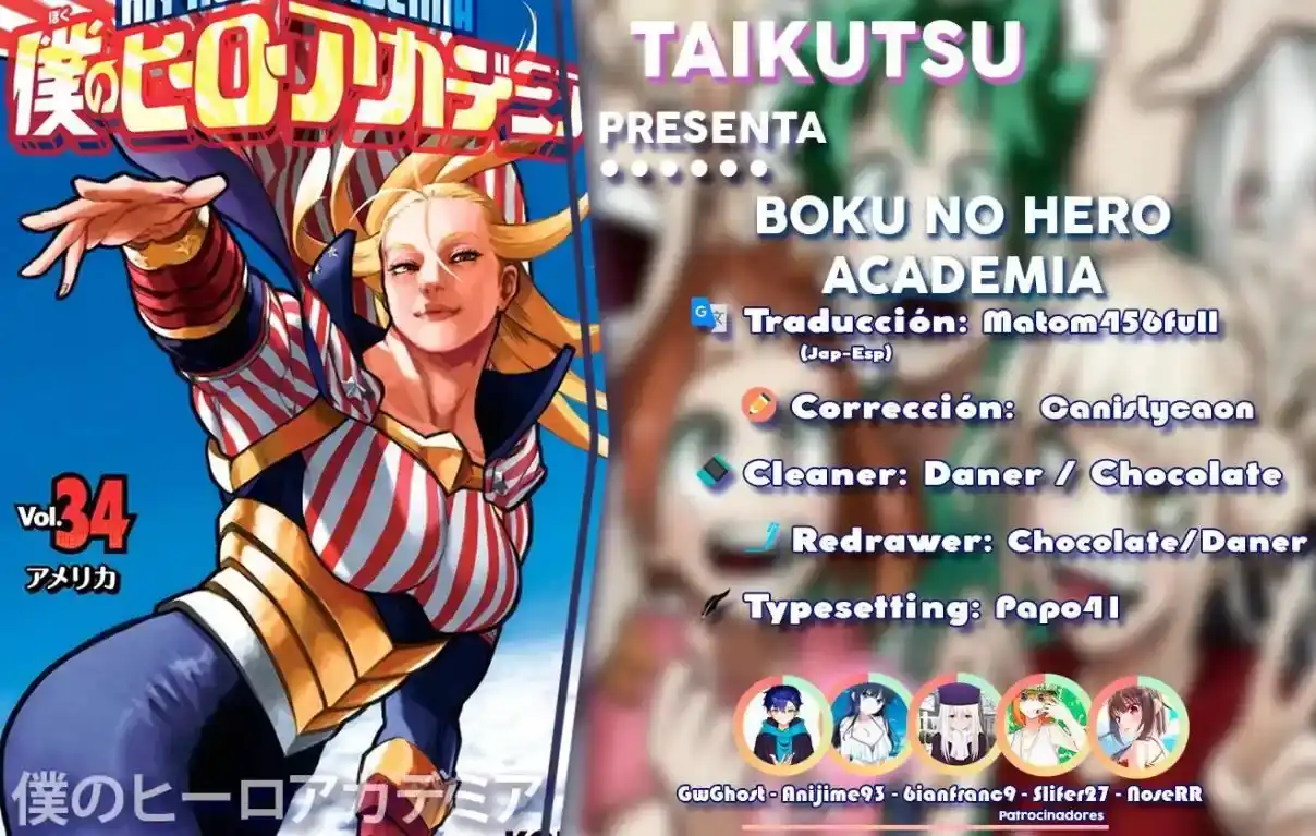 Página 1 — Boku no Hero Academia Capítulo 354