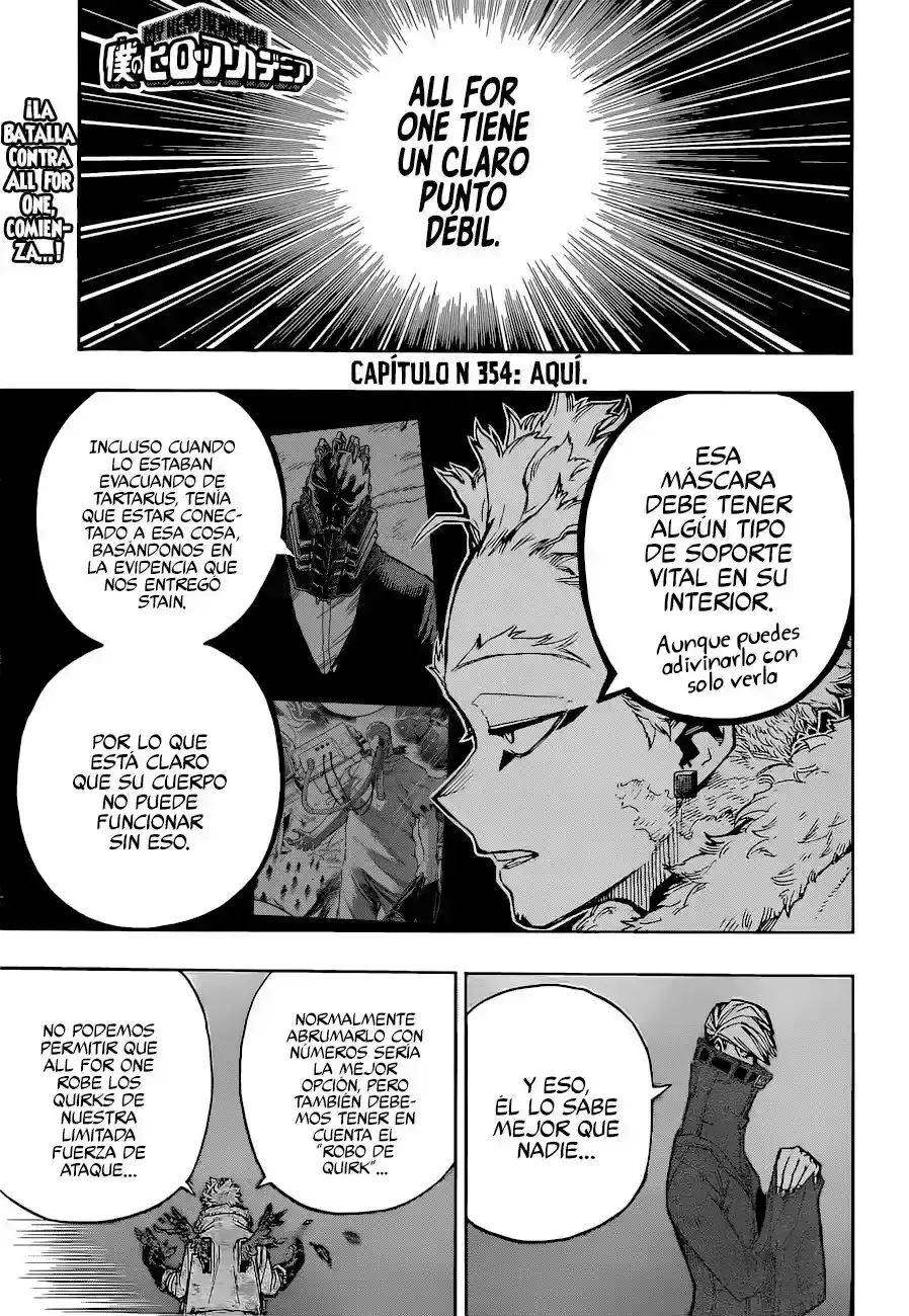 Página 2 — Boku no Hero Academia Capítulo 354
