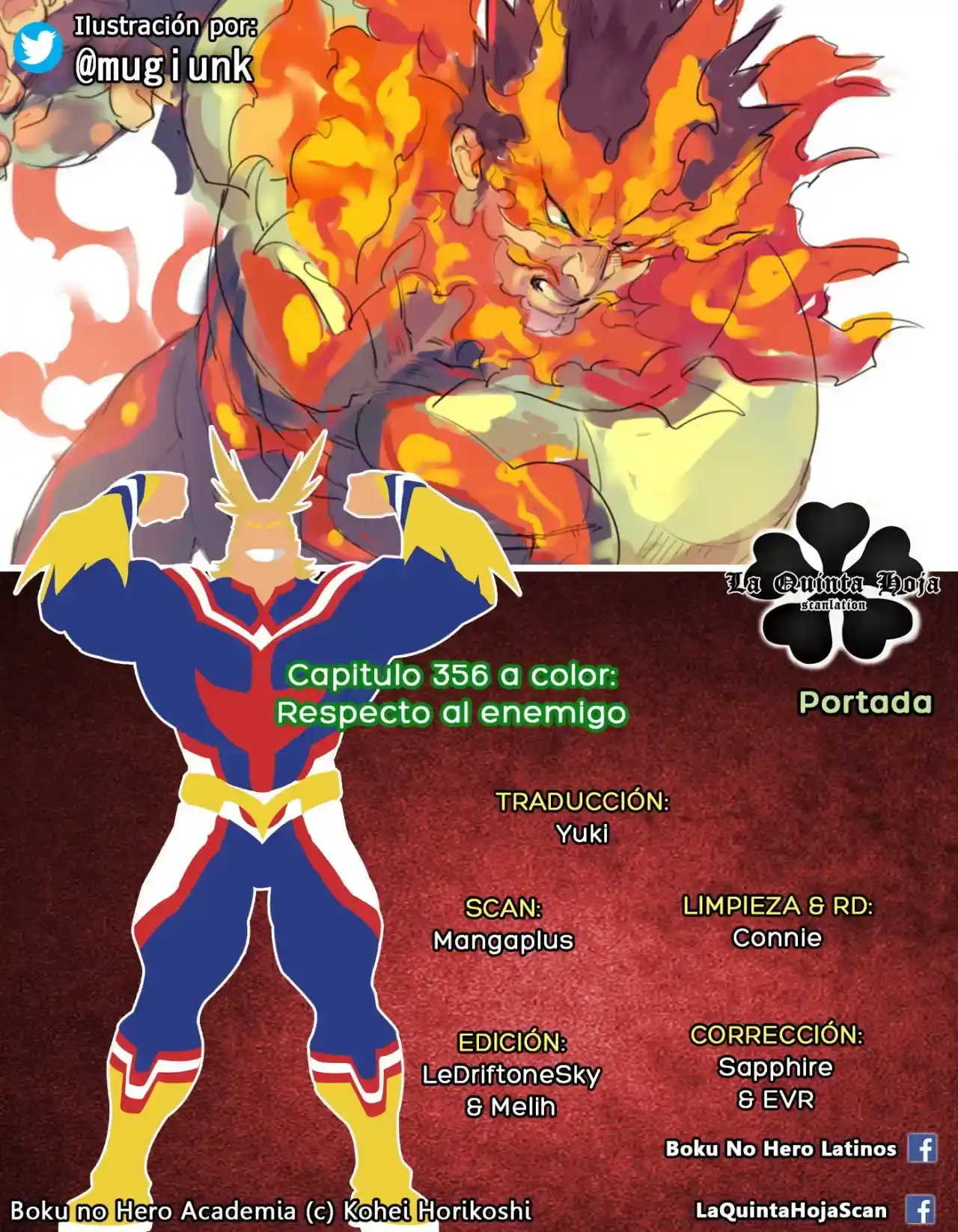 Página 1 — Boku no Hero Academia Capítulo 356.5
