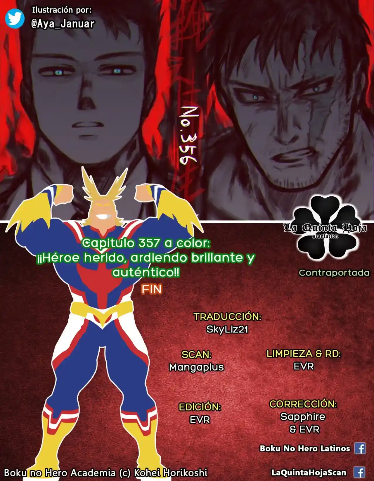 Página 37 — Boku no Hero Academia Capítulo 357.5