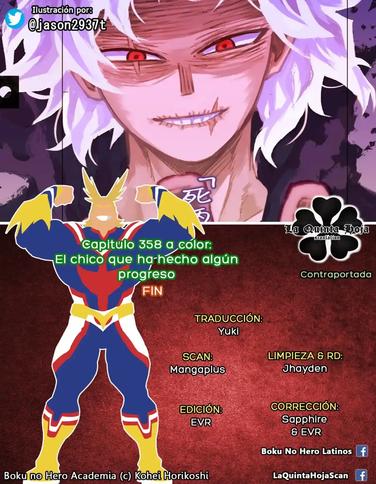 Página 16 — Boku no Hero Academia Capítulo 358.5
