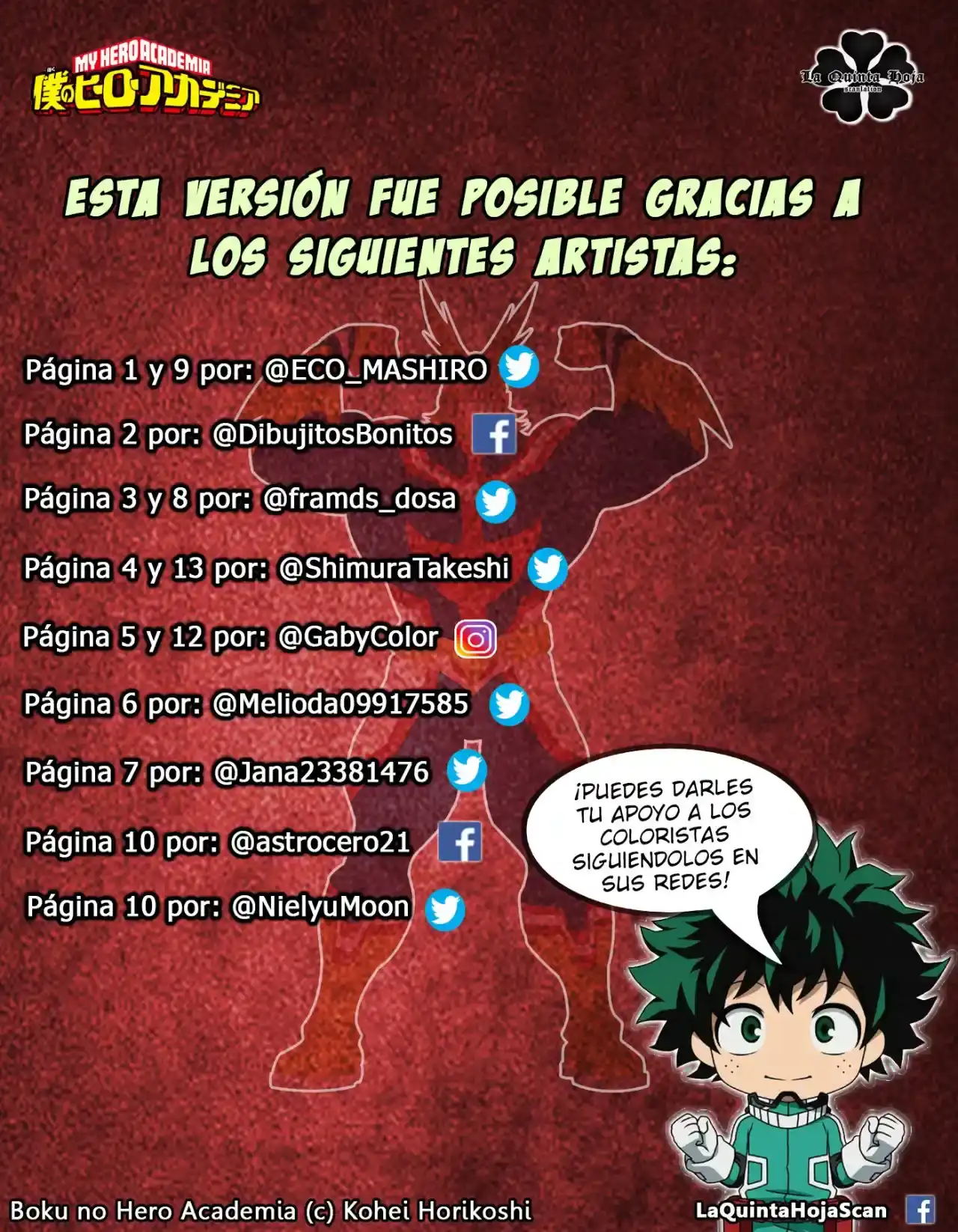 Página 19 — Boku no Hero Academia Capítulo 358.5